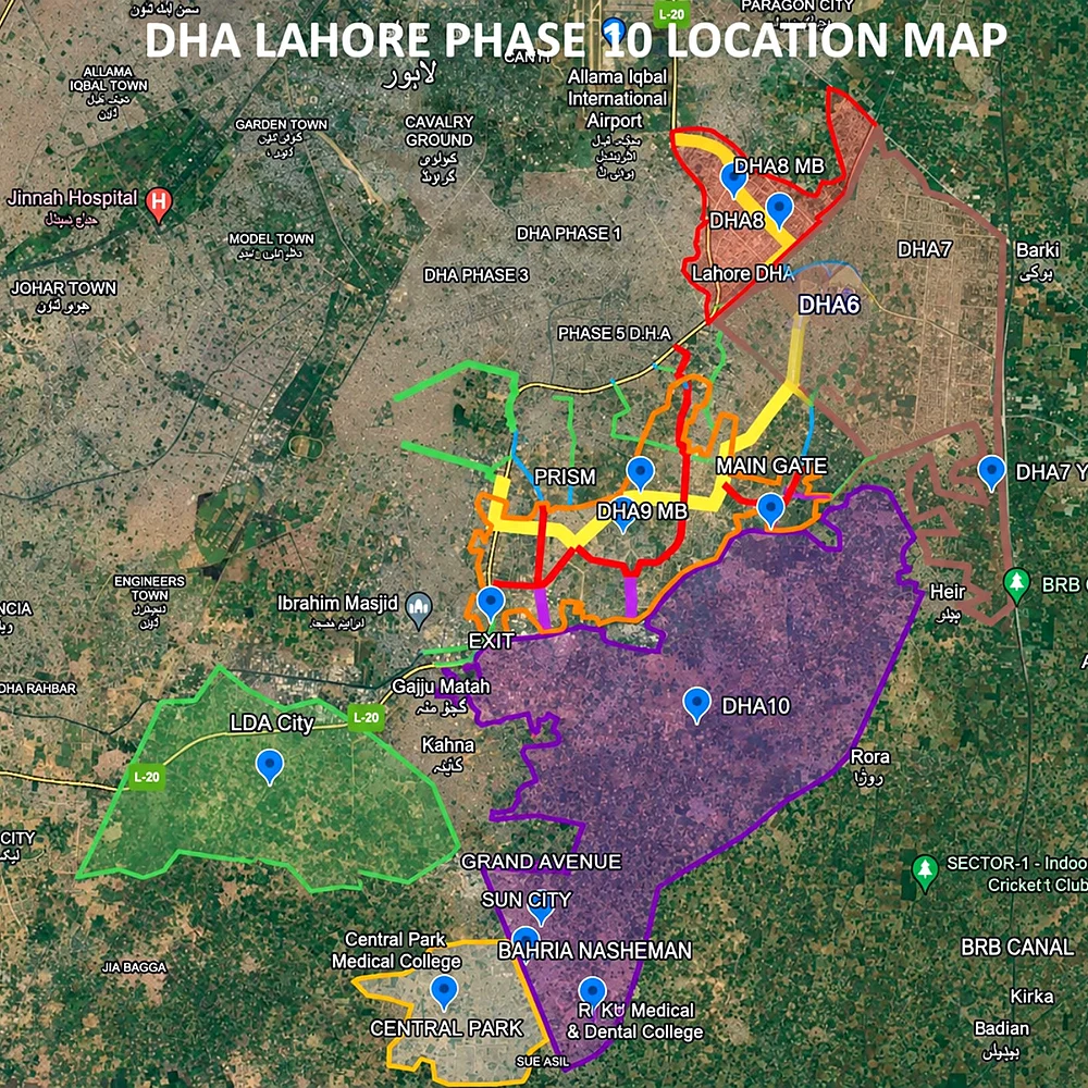 dha phase 10 file lahore